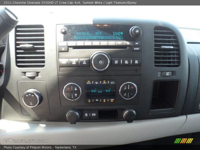 Summit White / Light Titanium/Ebony 2011 Chevrolet Silverado 3500HD LT Crew Cab 4x4