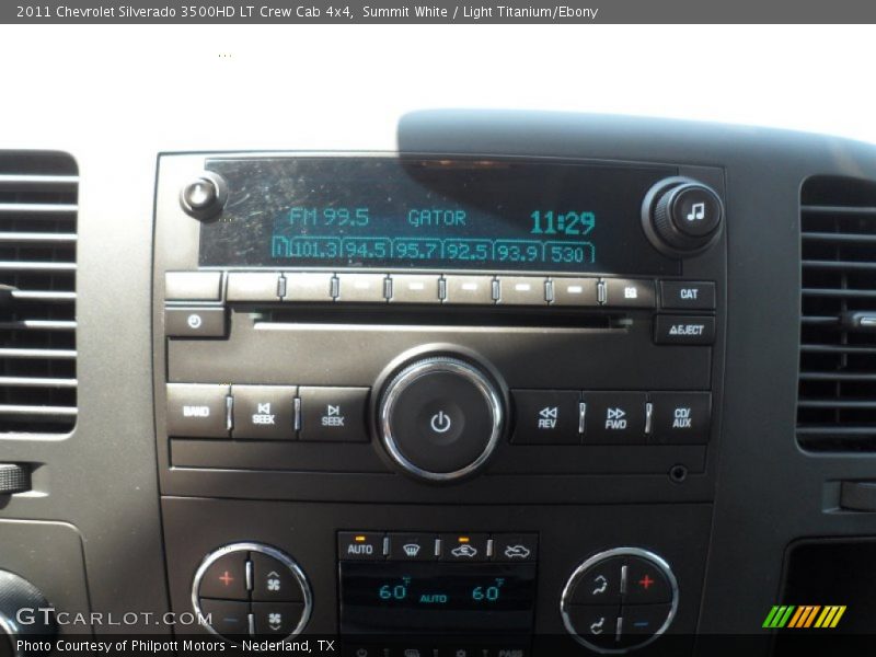 Summit White / Light Titanium/Ebony 2011 Chevrolet Silverado 3500HD LT Crew Cab 4x4