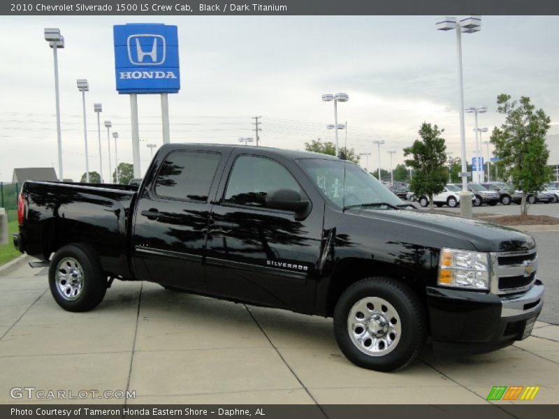 Black / Dark Titanium 2010 Chevrolet Silverado 1500 LS Crew Cab
