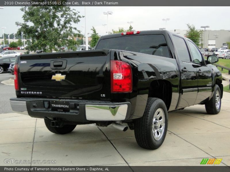 Black / Dark Titanium 2010 Chevrolet Silverado 1500 LS Crew Cab