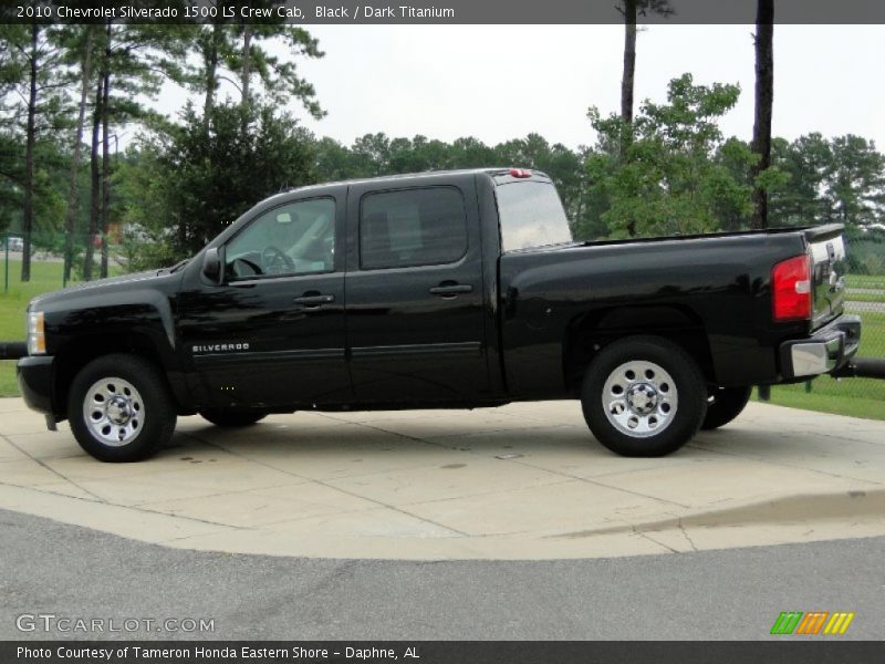 Black / Dark Titanium 2010 Chevrolet Silverado 1500 LS Crew Cab