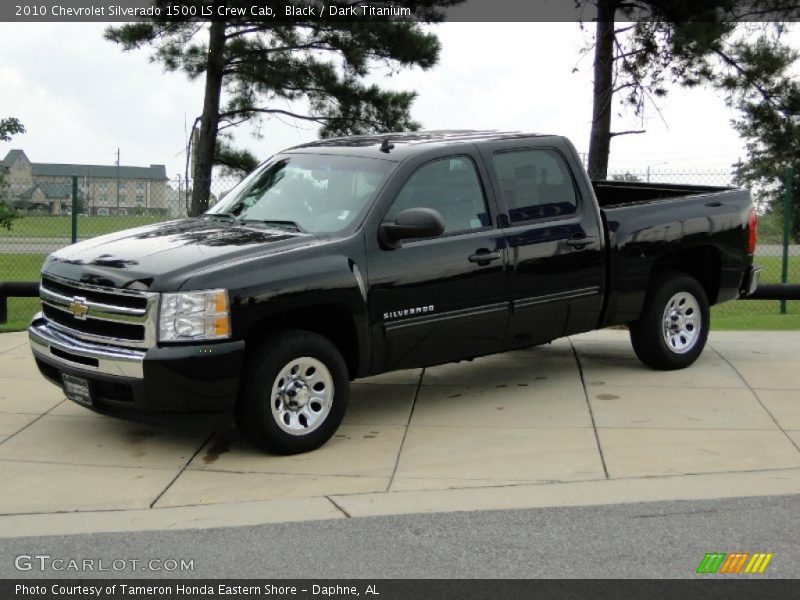 Black / Dark Titanium 2010 Chevrolet Silverado 1500 LS Crew Cab