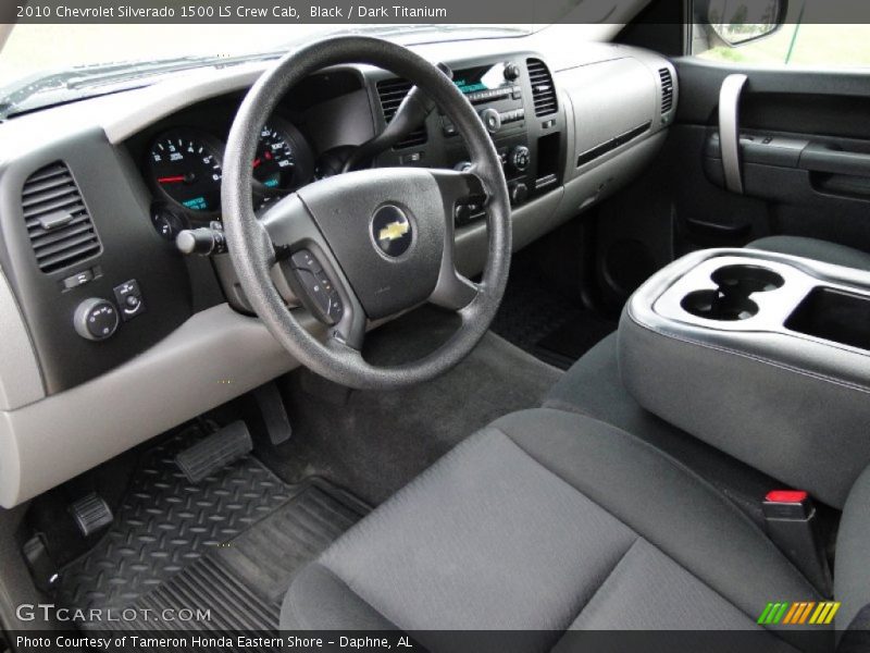 Black / Dark Titanium 2010 Chevrolet Silverado 1500 LS Crew Cab