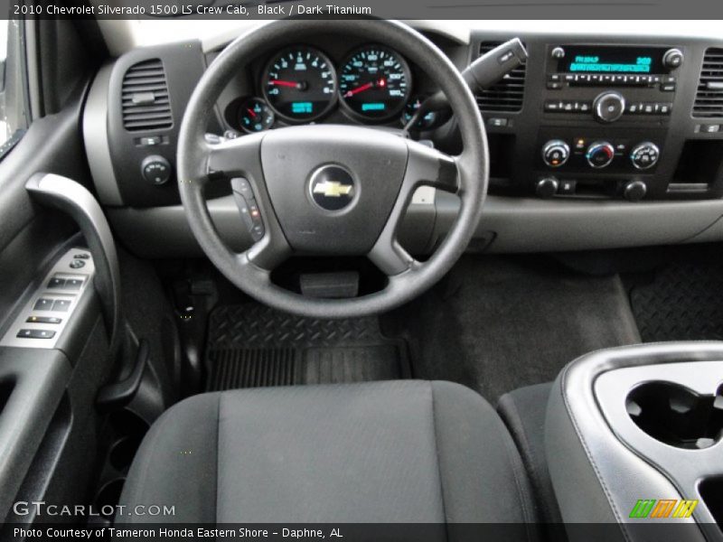 Black / Dark Titanium 2010 Chevrolet Silverado 1500 LS Crew Cab
