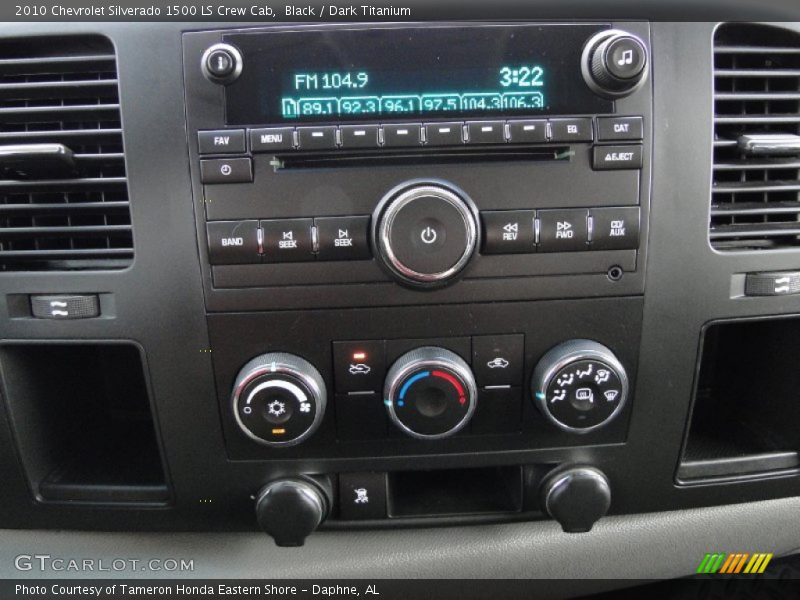 Black / Dark Titanium 2010 Chevrolet Silverado 1500 LS Crew Cab