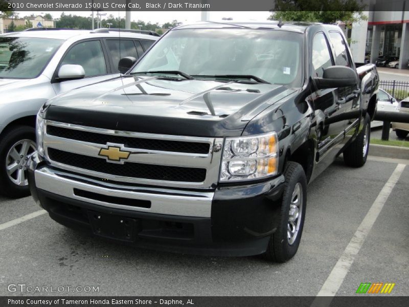 Black / Dark Titanium 2010 Chevrolet Silverado 1500 LS Crew Cab