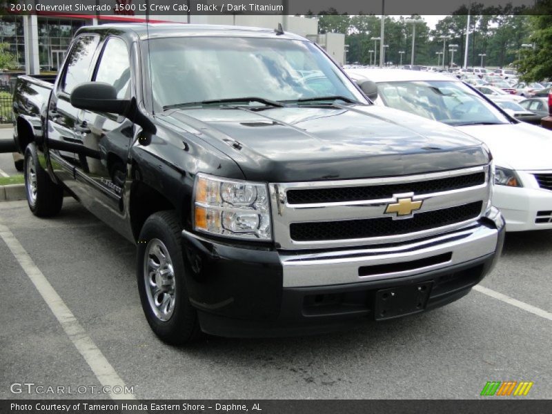 Black / Dark Titanium 2010 Chevrolet Silverado 1500 LS Crew Cab