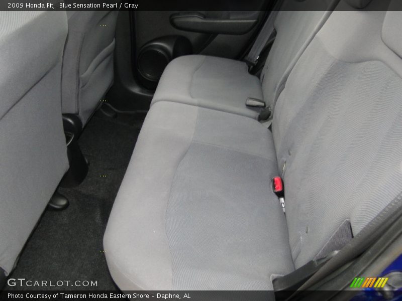 Blue Sensation Pearl / Gray 2009 Honda Fit