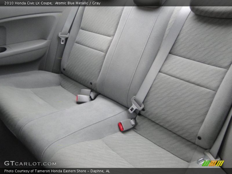 Atomic Blue Metallic / Gray 2010 Honda Civic LX Coupe