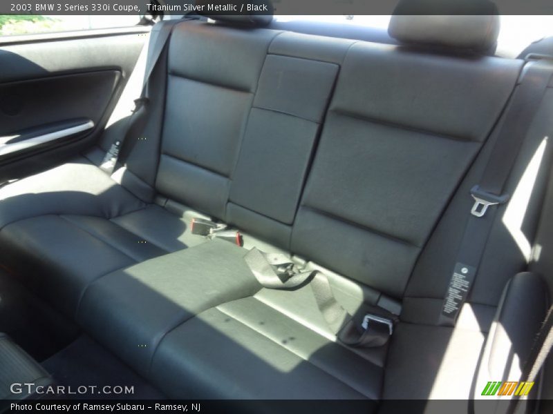 Titanium Silver Metallic / Black 2003 BMW 3 Series 330i Coupe
