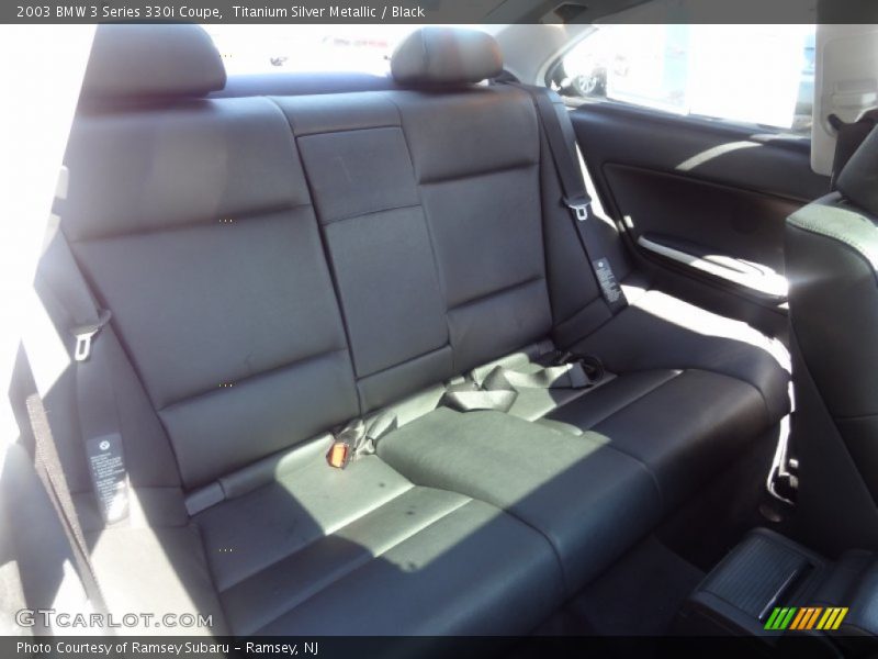 Titanium Silver Metallic / Black 2003 BMW 3 Series 330i Coupe