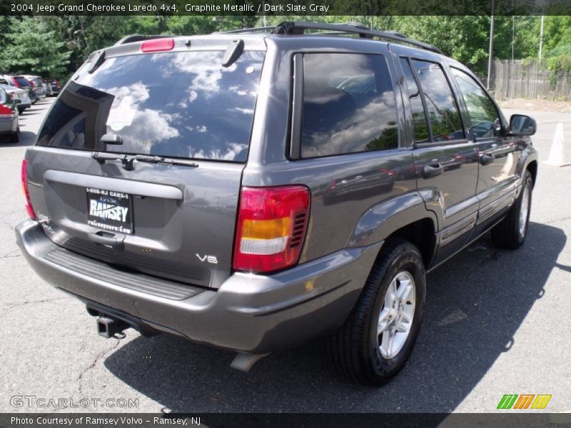 Graphite Metallic / Dark Slate Gray 2004 Jeep Grand Cherokee Laredo 4x4