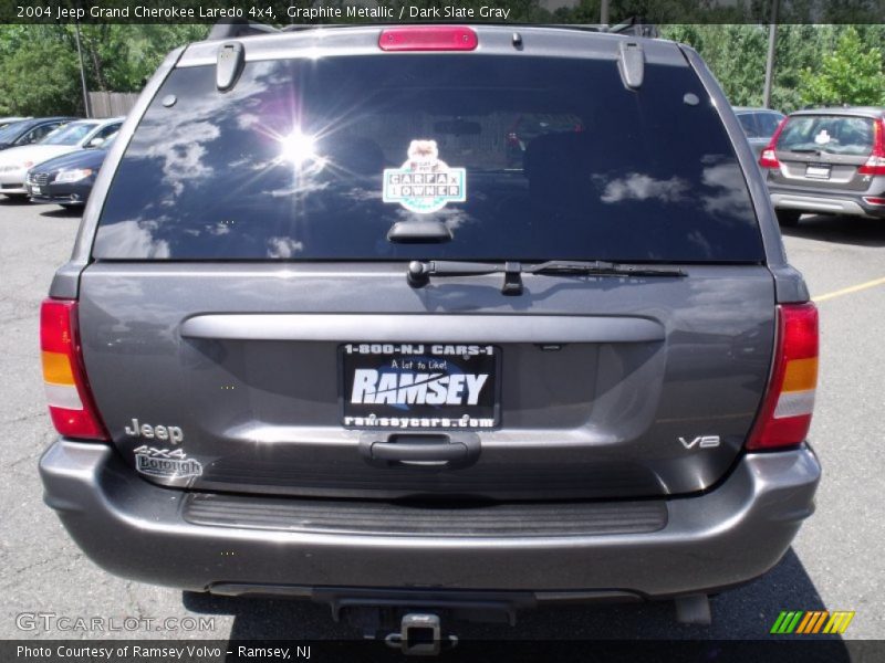 Graphite Metallic / Dark Slate Gray 2004 Jeep Grand Cherokee Laredo 4x4