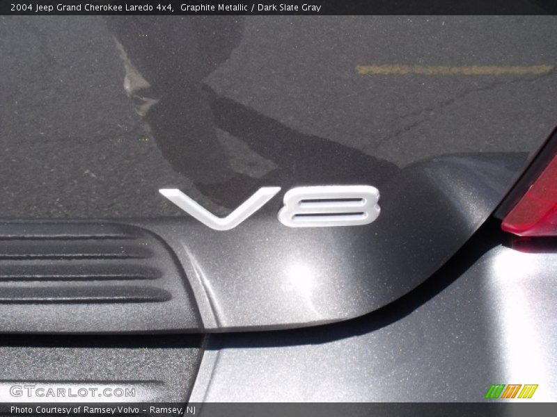 Graphite Metallic / Dark Slate Gray 2004 Jeep Grand Cherokee Laredo 4x4