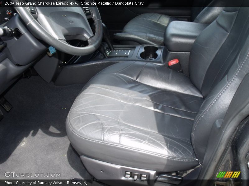 Graphite Metallic / Dark Slate Gray 2004 Jeep Grand Cherokee Laredo 4x4