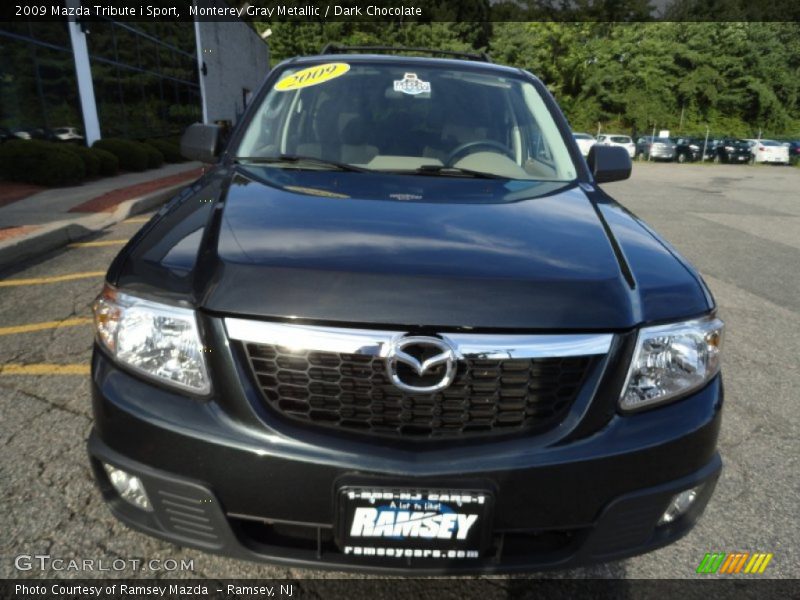 Monterey Gray Metallic / Dark Chocolate 2009 Mazda Tribute i Sport