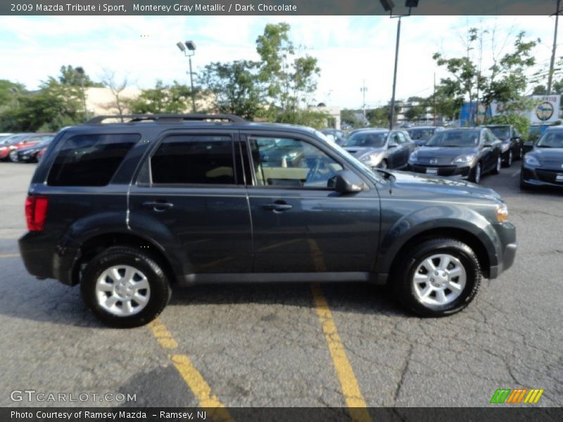 Monterey Gray Metallic / Dark Chocolate 2009 Mazda Tribute i Sport