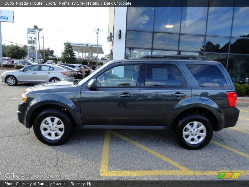 Monterey Gray Metallic / Dark Chocolate 2009 Mazda Tribute i Sport
