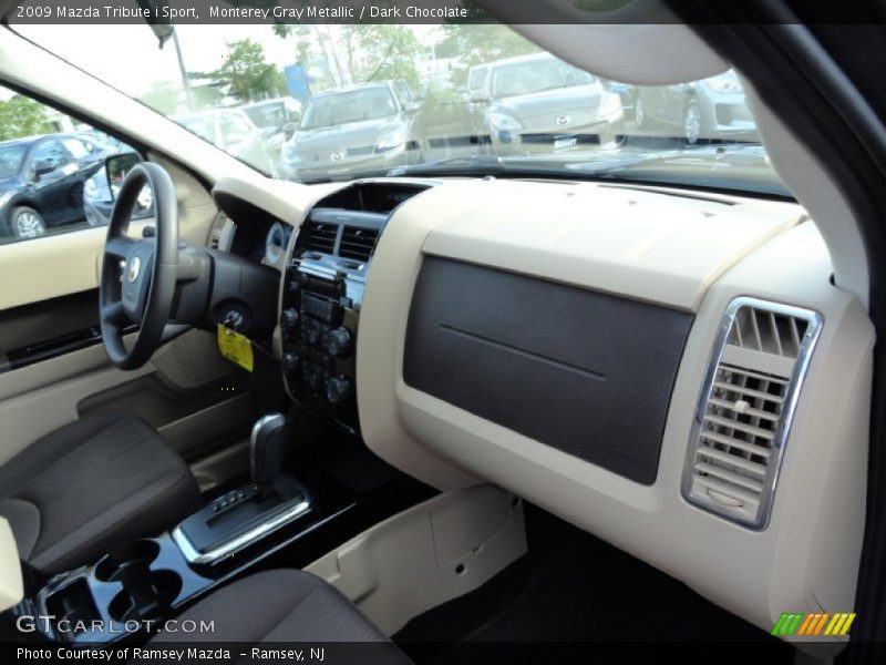Monterey Gray Metallic / Dark Chocolate 2009 Mazda Tribute i Sport