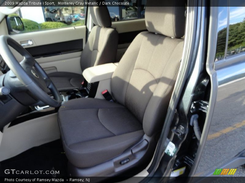 Monterey Gray Metallic / Dark Chocolate 2009 Mazda Tribute i Sport