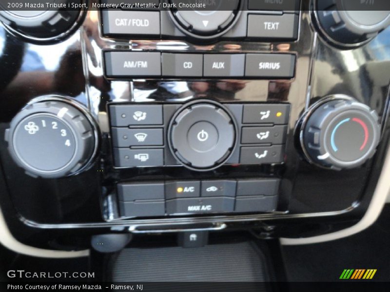 Monterey Gray Metallic / Dark Chocolate 2009 Mazda Tribute i Sport