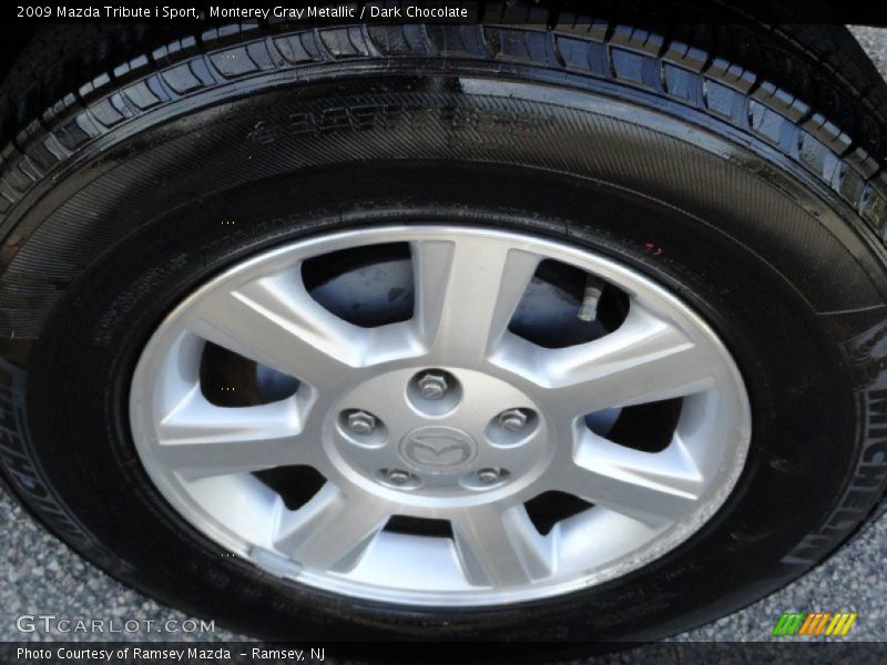 Monterey Gray Metallic / Dark Chocolate 2009 Mazda Tribute i Sport