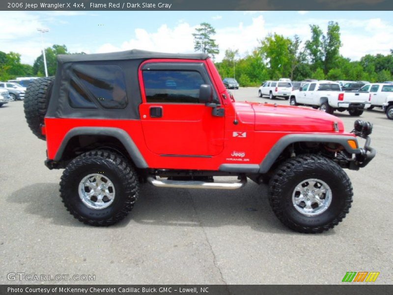 Flame Red / Dark Slate Gray 2006 Jeep Wrangler X 4x4