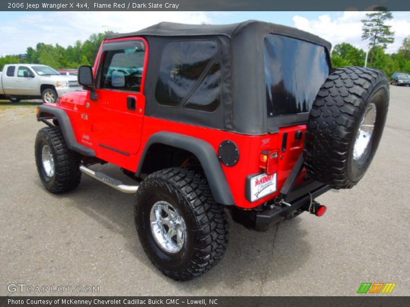 Flame Red / Dark Slate Gray 2006 Jeep Wrangler X 4x4