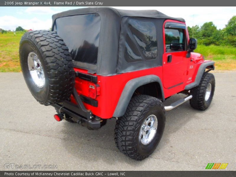 Flame Red / Dark Slate Gray 2006 Jeep Wrangler X 4x4