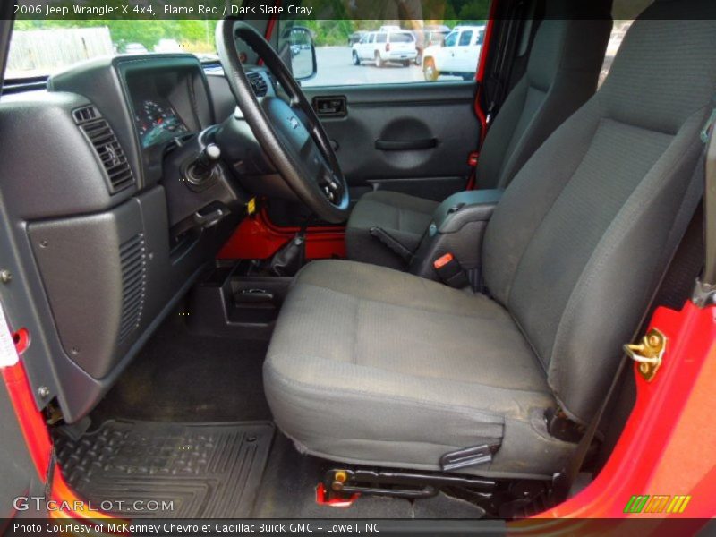 Flame Red / Dark Slate Gray 2006 Jeep Wrangler X 4x4