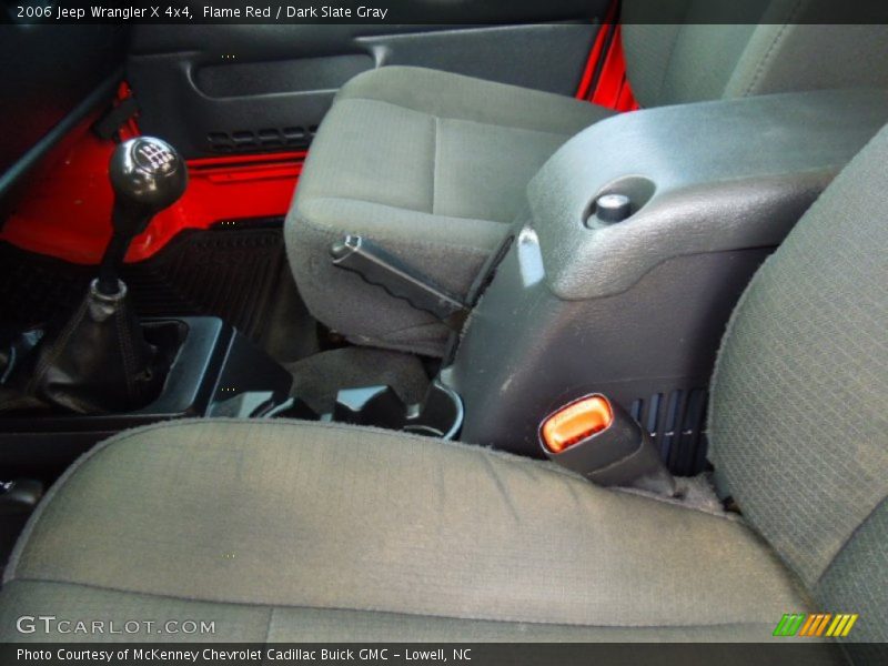 Flame Red / Dark Slate Gray 2006 Jeep Wrangler X 4x4