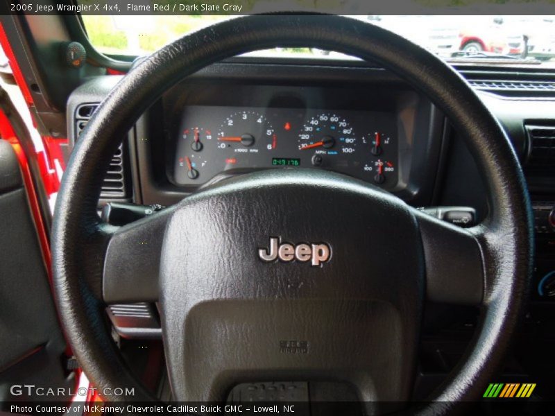 Flame Red / Dark Slate Gray 2006 Jeep Wrangler X 4x4