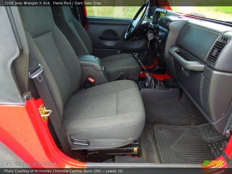 Flame Red / Dark Slate Gray 2006 Jeep Wrangler X 4x4