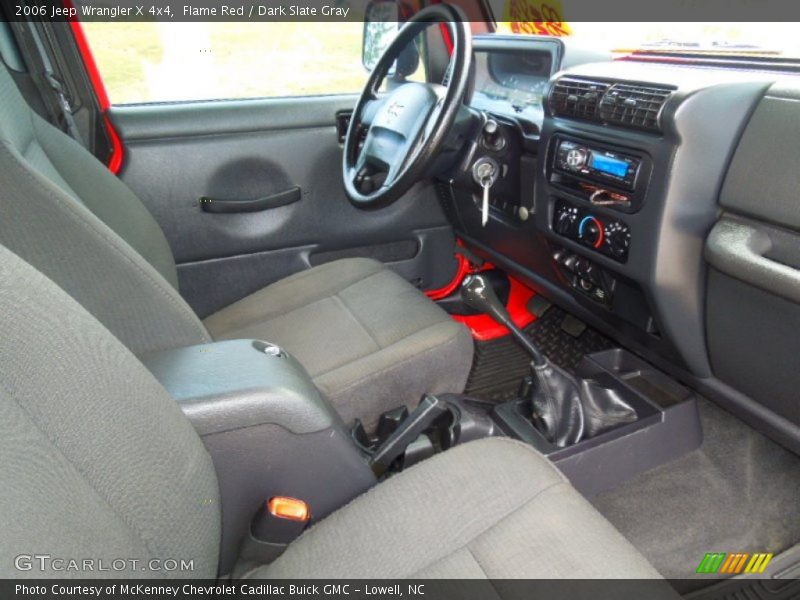 Flame Red / Dark Slate Gray 2006 Jeep Wrangler X 4x4