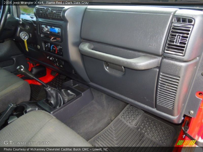 Flame Red / Dark Slate Gray 2006 Jeep Wrangler X 4x4