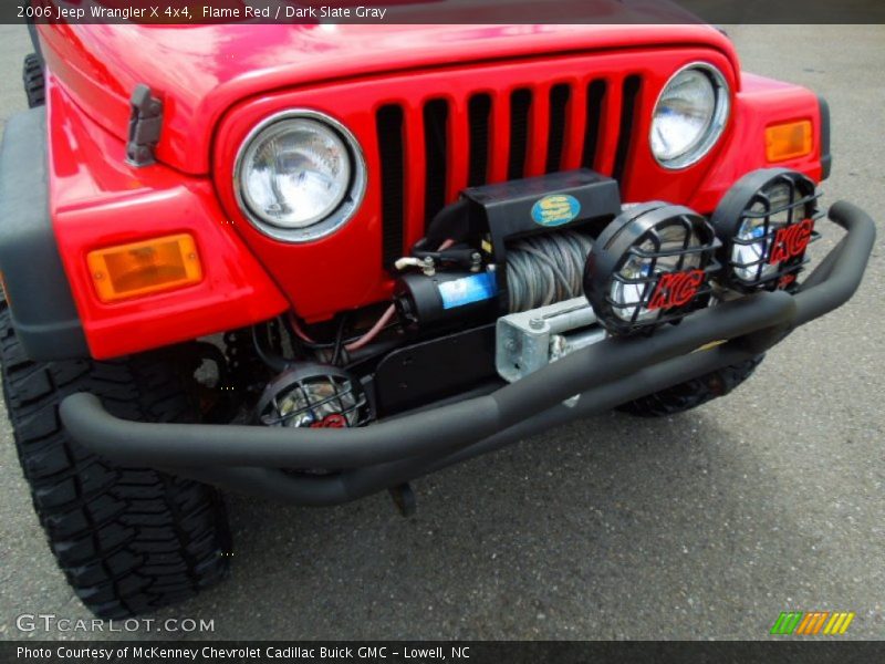 Flame Red / Dark Slate Gray 2006 Jeep Wrangler X 4x4
