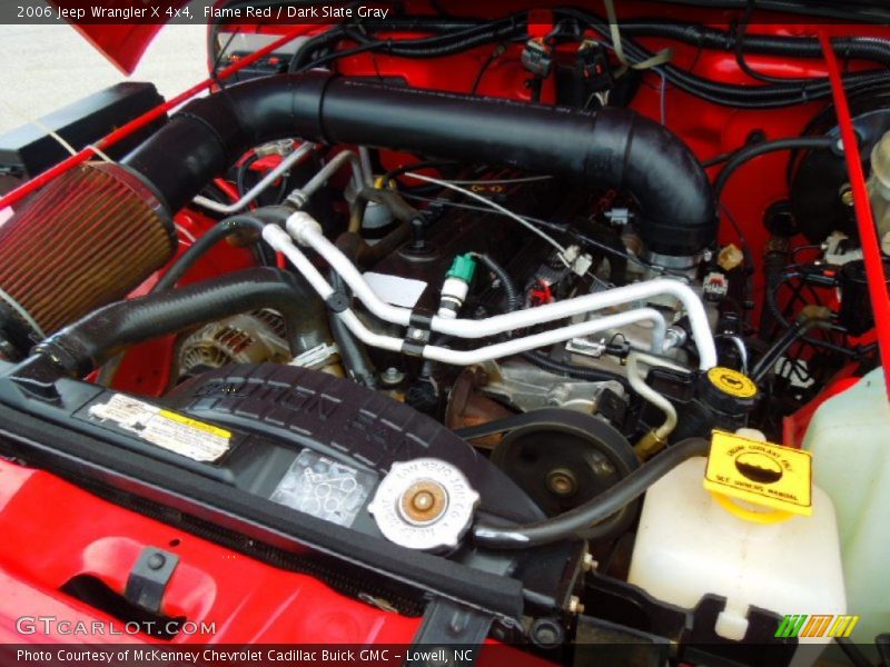 Flame Red / Dark Slate Gray 2006 Jeep Wrangler X 4x4