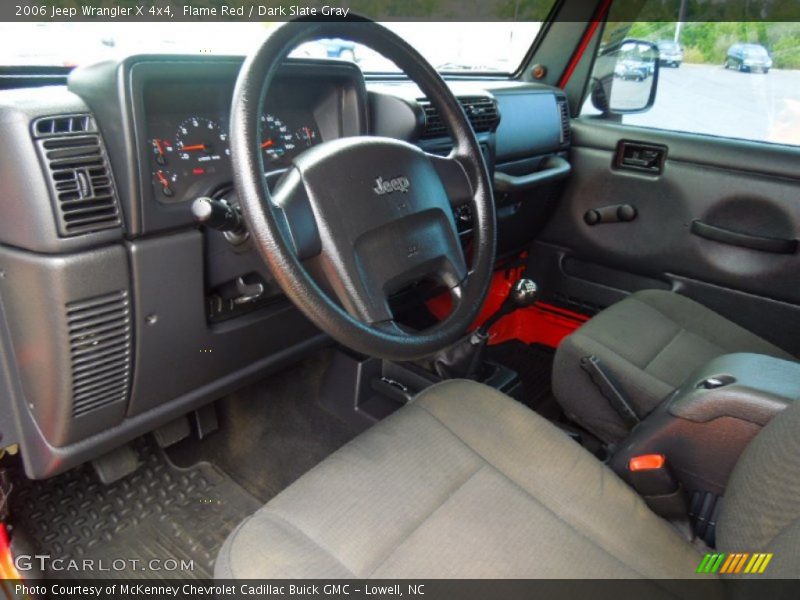 Flame Red / Dark Slate Gray 2006 Jeep Wrangler X 4x4
