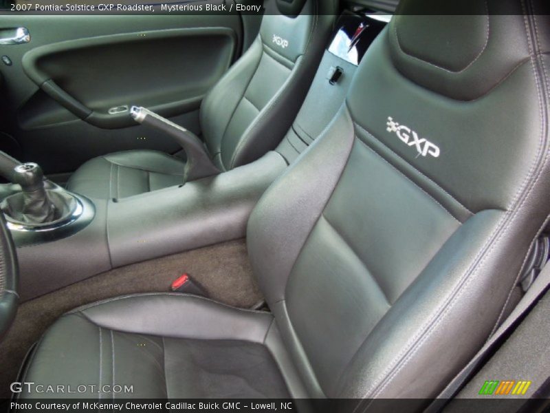 Mysterious Black / Ebony 2007 Pontiac Solstice GXP Roadster