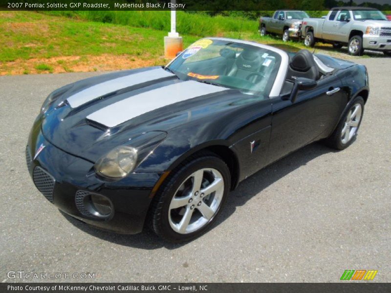 Mysterious Black / Ebony 2007 Pontiac Solstice GXP Roadster