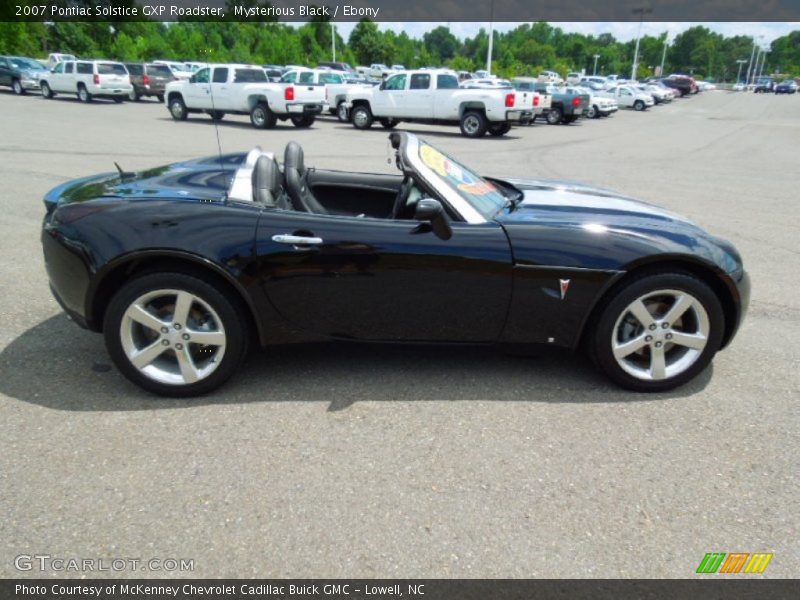 Mysterious Black / Ebony 2007 Pontiac Solstice GXP Roadster