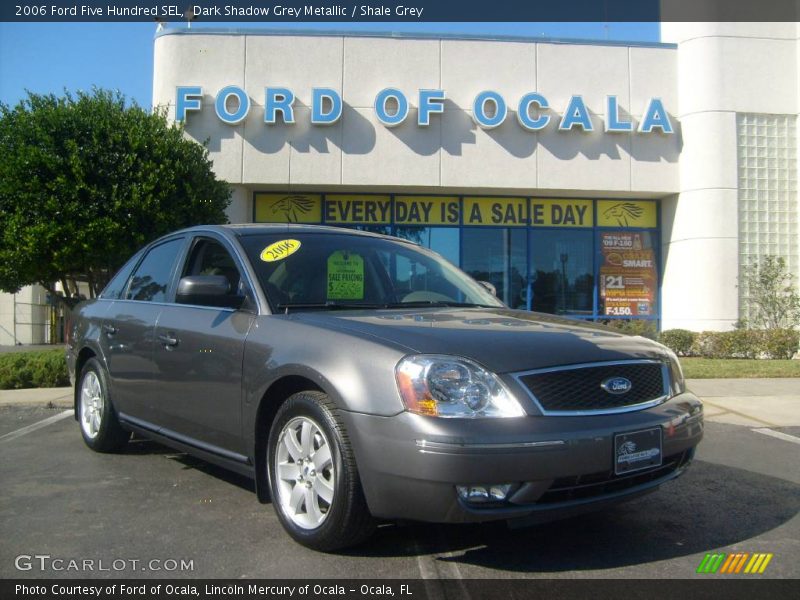 Dark Shadow Grey Metallic / Shale Grey 2006 Ford Five Hundred SEL