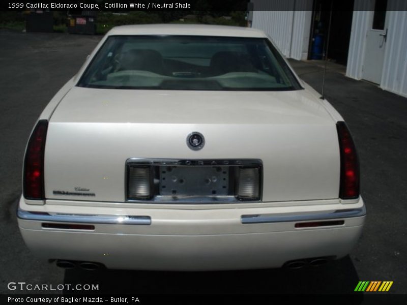 Cotillion White / Neutral Shale 1999 Cadillac Eldorado Coupe