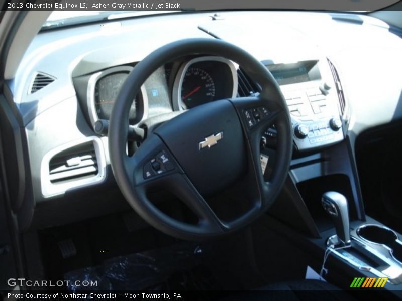Ashen Gray Metallic / Jet Black 2013 Chevrolet Equinox LS