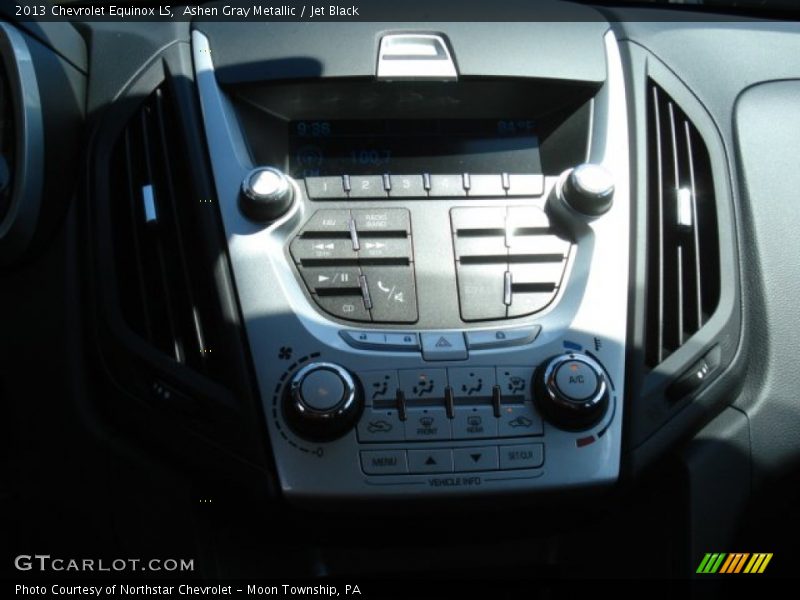 Ashen Gray Metallic / Jet Black 2013 Chevrolet Equinox LS