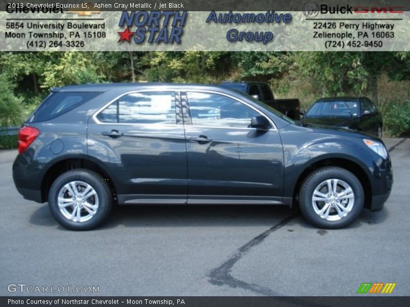 Ashen Gray Metallic / Jet Black 2013 Chevrolet Equinox LS