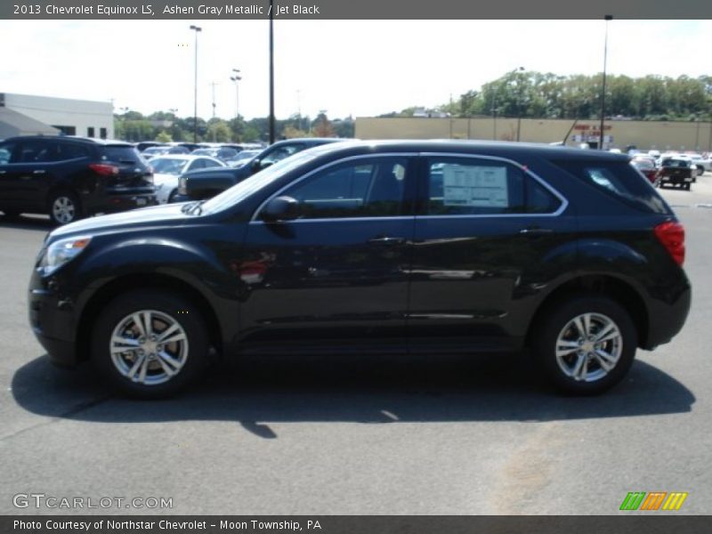 Ashen Gray Metallic / Jet Black 2013 Chevrolet Equinox LS