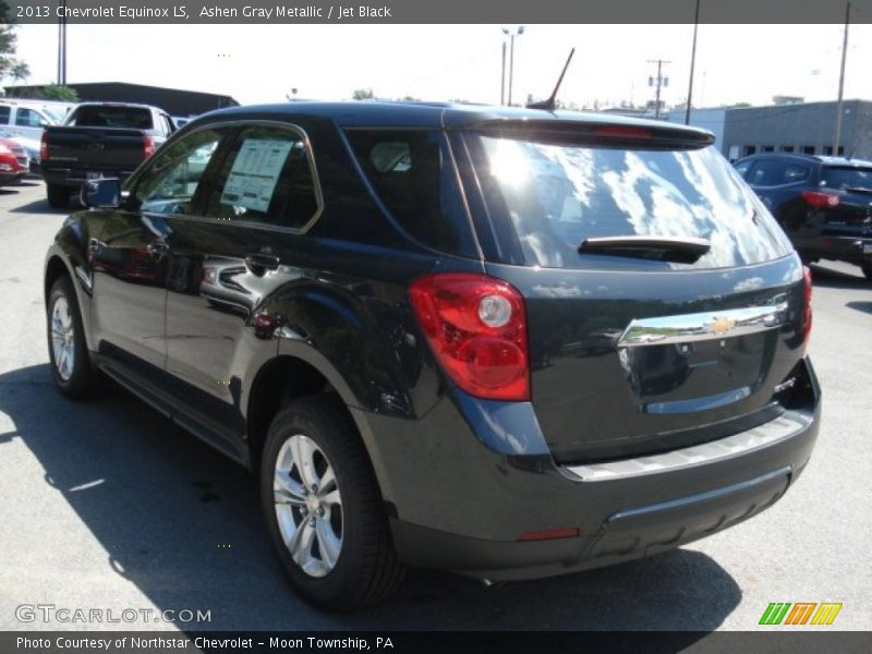 Ashen Gray Metallic / Jet Black 2013 Chevrolet Equinox LS