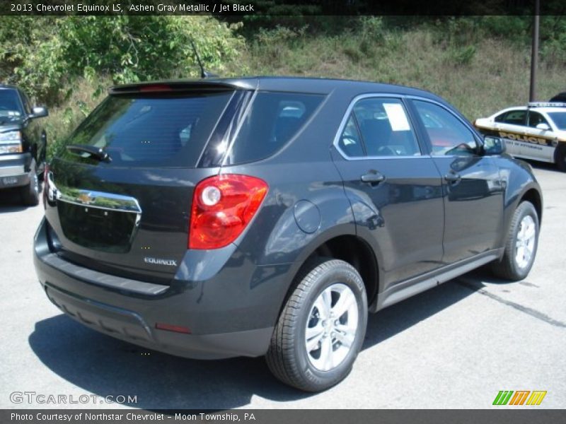 Ashen Gray Metallic / Jet Black 2013 Chevrolet Equinox LS