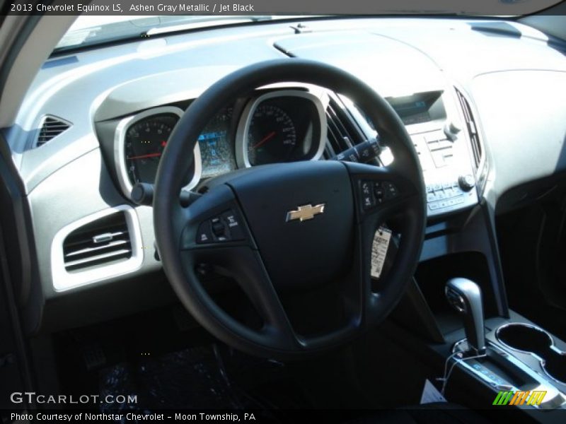 Ashen Gray Metallic / Jet Black 2013 Chevrolet Equinox LS